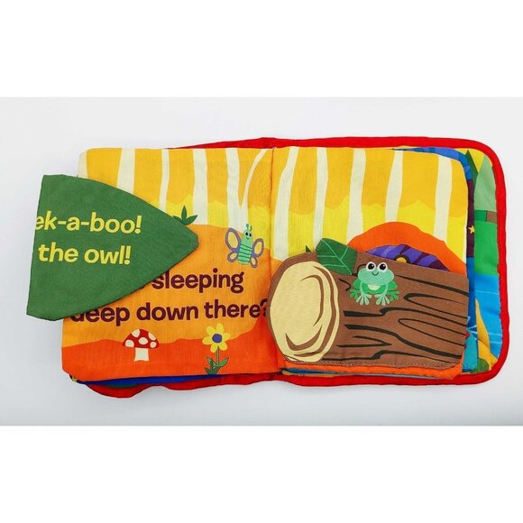 Soft Cloth Baby Books Lot Of 3 My First Scout Talking Book Peek-a-Book Forest - Picture 5 of 7